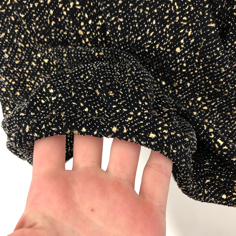 Anthropologie Eri + Ali Evita Surplice Shimmer Top Small - Picture 7 of 10